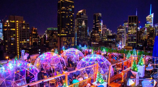 Stay Warm And Cozy This Season At 230 Fifth, A Rooftop Igloo Bar In New York