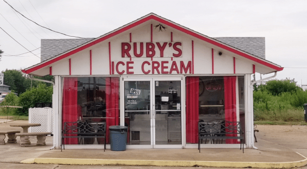 Treat Yourself To A Huge Ice Cream Cone At Ruby’s Ice Cream In Missouri