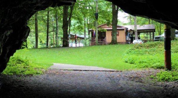 Stay Overnight In The Cabins By The Cave, An Idyllic Spot Surrounded By Nature At Woodward Cave In Pennsylvania