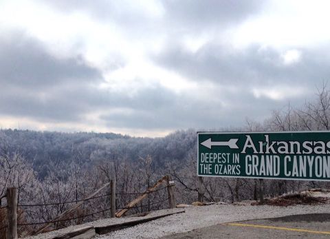 Arkansas' Grand Canyon Looks Even More Spectacular In the Winter
