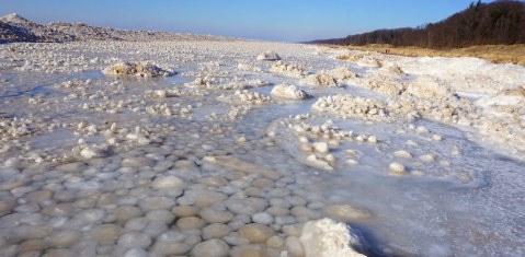 Stop By To See Incredible Ice Balls On Lake Michigan Before Temperatures Rise