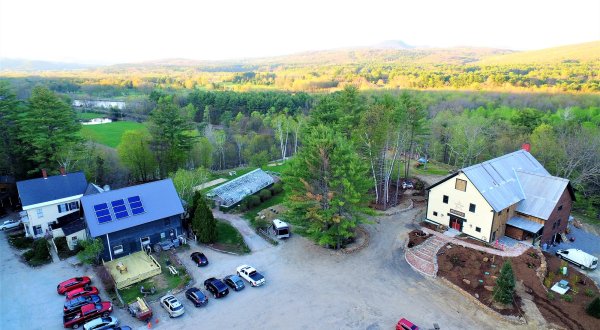 Tucked Away In A New Hampshire Forest, The Italian Farmhouse Is A Gorgeous Restaurant With Great Food