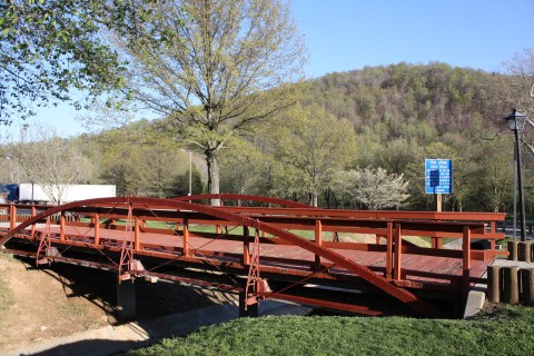 Built In 1878, The Bowstring Truss Bridge In Montgomery County Is The Oldest Metal Bridge In Virginia