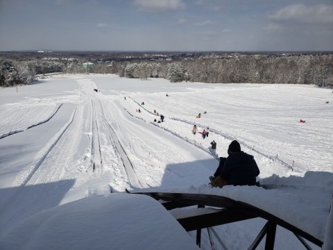 The Toboggan Park Near Buffalo That Will Complete Your Winter