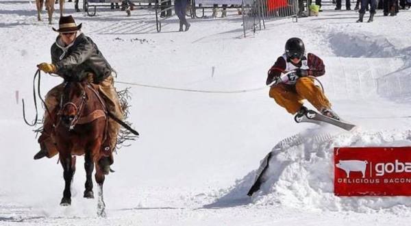 Most Utahns Have Never Heard Of Skijoring, But It’s A Thrilling Event