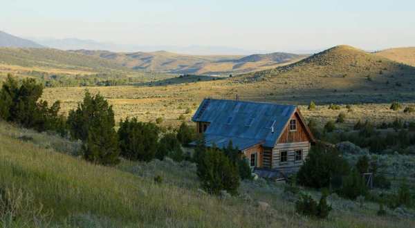 Sleep Inside A Historic Homestead Cabin From The 1800s In Virginia City, Montana