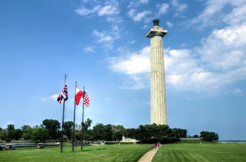 Perry's Victory and International Peace Memorial In Ohio Is The World's Most Massive Doric Column