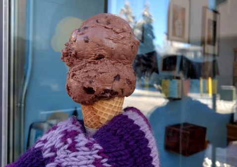 Devour Delicious Ice Cream When It's Snowing In Alaska And Wild Scoops Will Reward You