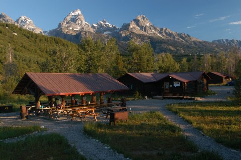 You'll Have A Front Row View Of Wyoming's Teton Range At These Cozy Cabins