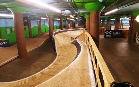 Go Mountain Biking All Winter Long At Ray's, Cleveland's Coolest Indoor Track