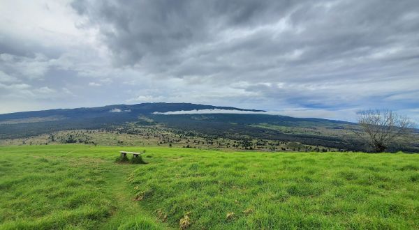 Enjoy Expansive Views From Atop A Volcanic Cinder Cone On Hawaii’s Pu’u Wa’awa’a Trail