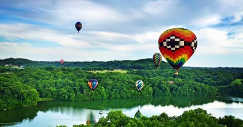 The Sky Will Be Filled With Colorful And Creative Hot Air Balloons At The Great Galena Balloon Race In Illinois