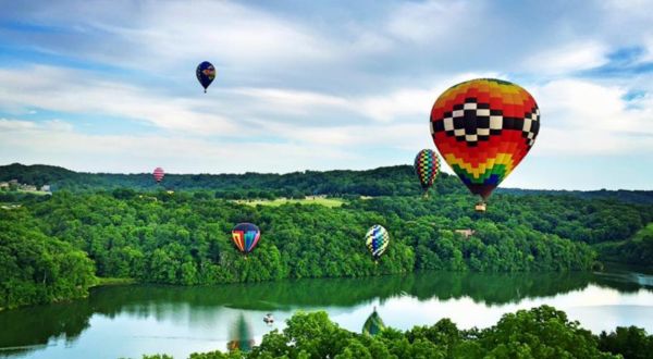 The Sky Will Be Filled With Colorful And Creative Hot Air Balloons At The Great Galena Balloon Race In Illinois