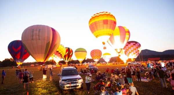 The Sky Will Be Filled With Colorful And Creative Hot Air Balloons At Great Smoky Mountains Hot Air Balloon Festival In Tennessee