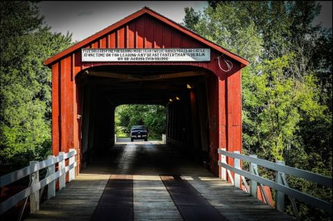 The Oldest Covered Bridge In Illinois Has Been Around Since 1863