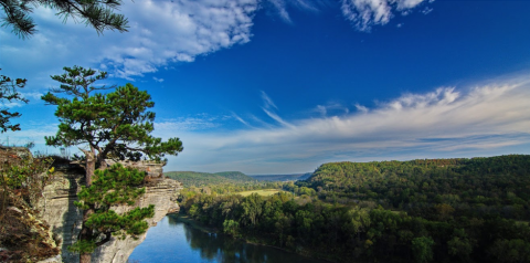 Take In The Best View Of The White River At The Top Of This Arkansas City Bluff