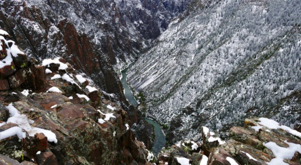 Colorado’s Grand Canyon, The Black Canyon Of The Gunnison, Looks Even More Spectacular In The Winter