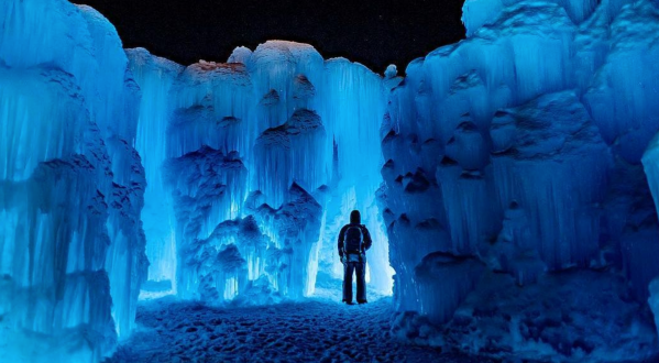 Experience Fire And Ice At This Year’s Ice Castles In New Hampshire