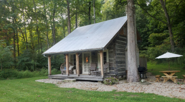 Stay In An 1800s Cabin Along A Creek At Coyote Creek Farm Near Cincinnati
