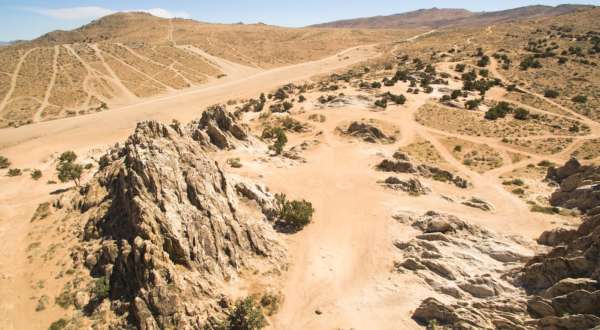 Nevada’s Little-Known ‘Moon Rocks’ Landscape Is An Otherworldly Geologic Wonder