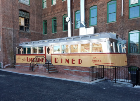 Rhode Island's Newest Diner, Miss Lorraine Diner, Sits In an Old Diner Car