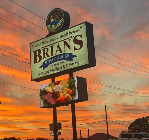The Massive Prime Rib At Brian's Steak House In Virginia Belongs On Your Dining Bucket List