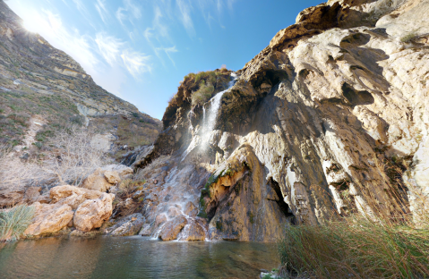 You Can Practically Drive Right Up To The Beautiful Sitting Bull Falls In New Mexico