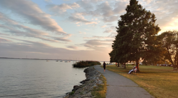 Battery Park Is The Most Scenic Place To Stroll Along The River In Historic New Castle, Delaware