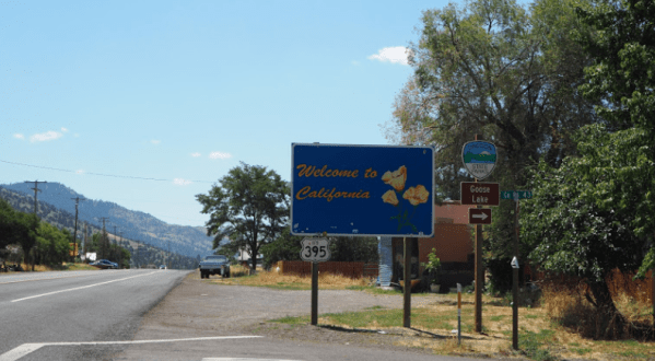 The Tiny Town Of New Pine Creek Is Half In California And Half In Oregon