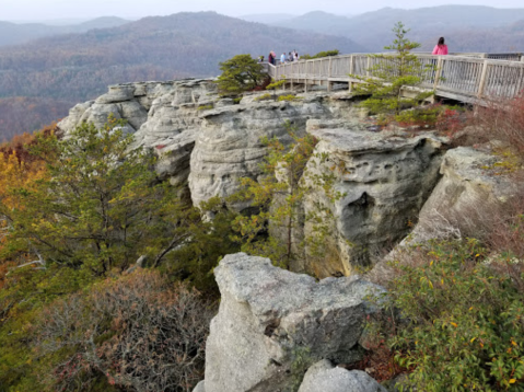 Enjoy Expansive Views From Atop Chimney Rocks At Tennessee's McCloud Mountain