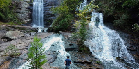 Take An Easy Out-And-Back Trail To Enter Another World At  Twin Falls In South Carolina