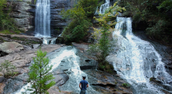 Take An Easy Out-And-Back Trail To Enter Another World At  Twin Falls In South Carolina