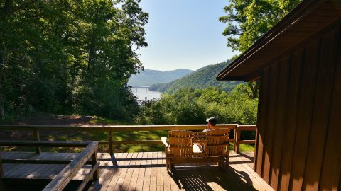 You'll Have A Front Row View Of West Virginia's Bluestone Lake At These Cozy Cabins