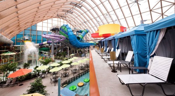 80,000-Square-Feet Of Rides And Slides Make Up The Kartrite Resort & Indoor Waterpark In New York