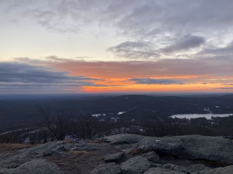 Enjoy A Surreal Sunrise When You Hike The Mount Watatic Trail In Massachusetts