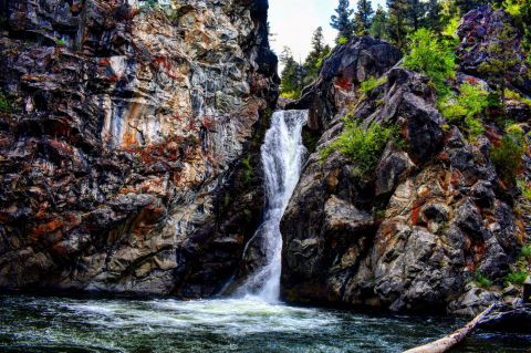 There’s A Secret Waterfall In Montana Known As Crow Creek Falls, And It’s Worth Seeking Out