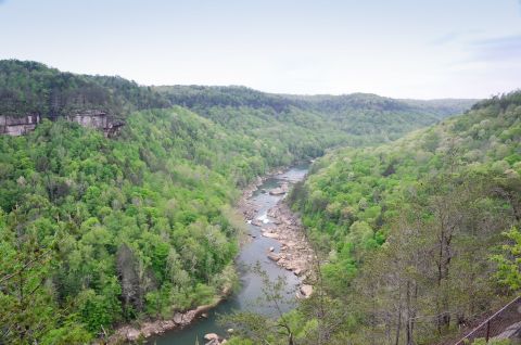 Climb Through Rocks And Witness Historic Views Along The Blue Heron Trail In Kentucky