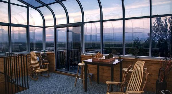 Have A Bucket List Experience Watching For Aurora From A Rooftop Viewing Room At The Pioneer Ridge Bed & Breakfast In Alaska