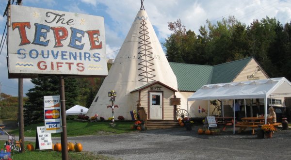 It’s Impossible To Drive Along New York’s Route 20 Without Pulling Over To See What’s Inside The Tepee