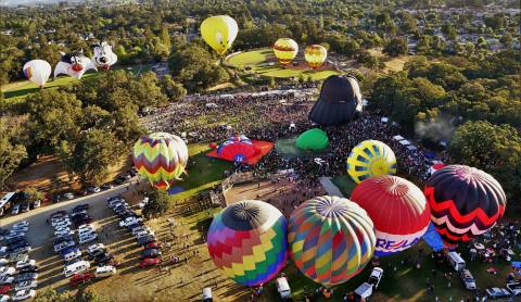 The Sky Will Be Filled With Colorful Balloons At The Sonoma County Hot Air Balloon Classic In Northern California