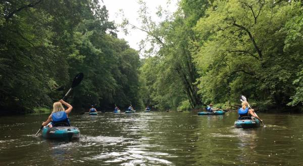 Take A Delightful Kayak Tour Through Cuyahoga River Or LaDue Reservoir In Ohio This Summer