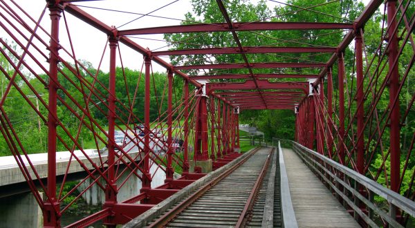 The Unique Bollman Truss Railroad Bridge In Maryland Is The Only One Of Its Kind In The US