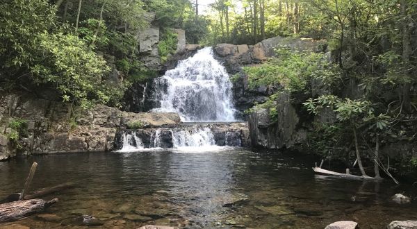 This One-Mile Hike In Pennsylvania Ends At Hawk Falls, A Waterfall You Need To See With Your Own Eyes