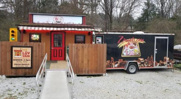 Quirky And Delicious, The Luv Shack Is A Popular Bagel Shop And Italian Restaurant In Mississippi