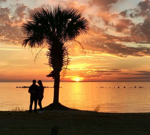 Sink Your Toes In The Sand And Watch The Sunset At Cypremort Point State Park In Louisiana