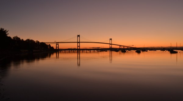 The Tallest, Most Impressive Bridge In Rhode Island Can Be Found On Narragansett Bay