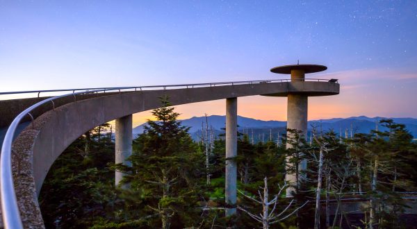 Trek To The Highest Point In The Great Smoky Mountains National Park At Clingman’s Dome In North Carolina