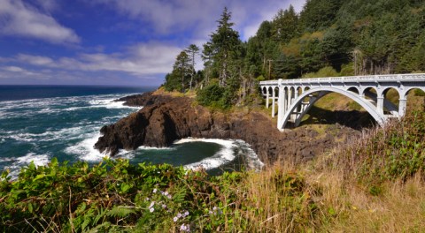 Short And Sweet, Oregon's Otter Crest Loop Includes Sweeping Ocean Views, A Bridge, And A Famous Punchbowl