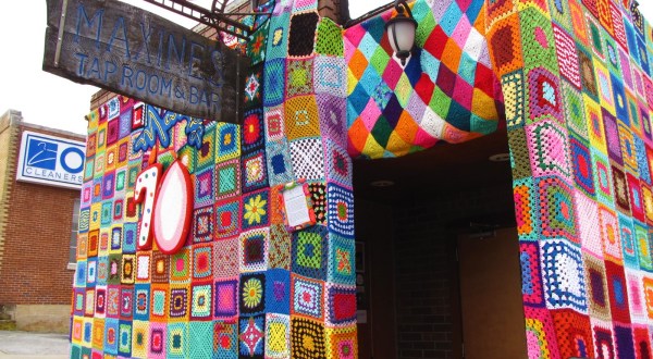 Don’t Miss This Building-Sized Yarn Bomb In Northwest Arkansas