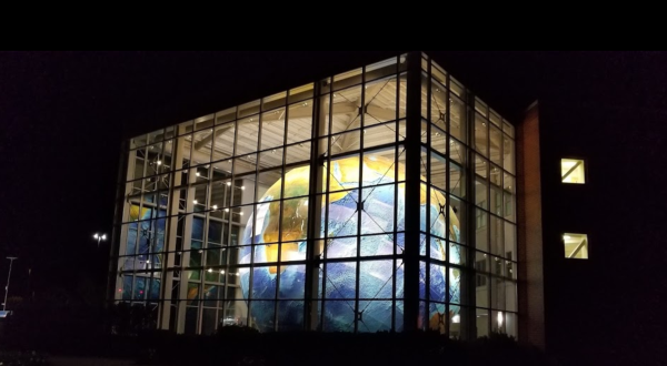 The World’s Largest Indoor Rotating Globe Is Right Here In Maine At The Former DeLorme Office